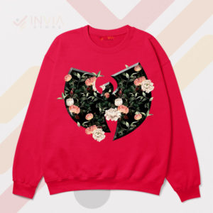 Wu-Tang Wildflowers Clan Symbol Red Sweatshirt