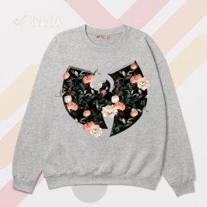 Wu-Tang Wildflowers Clan Symbol Sport Grey Sweatshirt