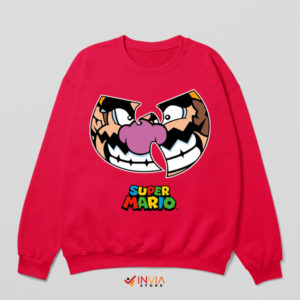 Wu-Tang World Mario's Adventure Red Sweatshirt