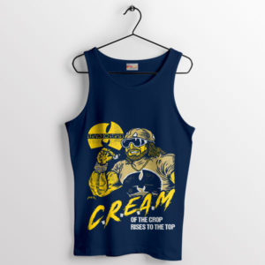 Wu-Tang Wrestling Macho Man Cream Navy Tank Top