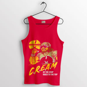 Wu-Tang Wrestling Macho Man Cream Red Tank Top