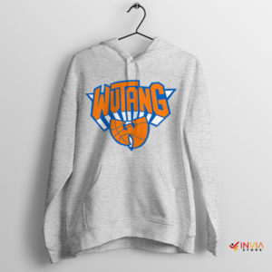 Wu-Tang and NY Knicks in Symbolic Sport Grey Hoodie