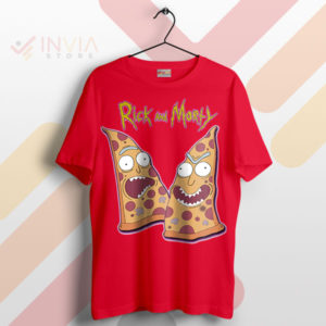 Wubba Lubba Dub-Dub Pizza Face Red T-Shirt