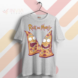 Wubba Lubba Dub-Dub Pizza Face Sport Grey T-Shirt