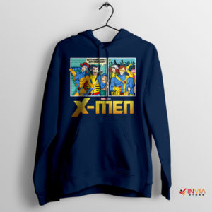 X-Men Exposed Love Scotty's Meme Navy Hoodie