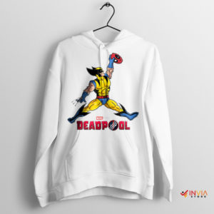 X-Men Style Air Mutant Wolverine White Hoodie