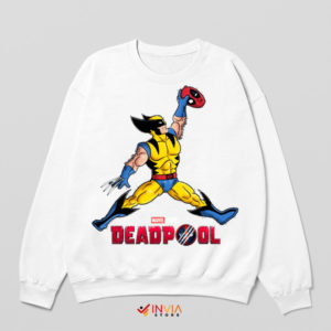 X-Men United Air Mutant Wolverine White Sweatshirt