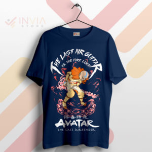 Aang's Avatar Jam Scott Pilgrim Navy T-Shirt