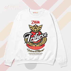 Adventure Triforce Pilsner Potion White Sweatshirt