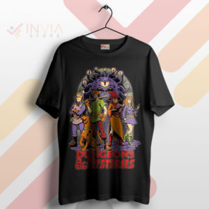 Adventures Scooby-Doo DnD Mysteries Black T-Shirt
