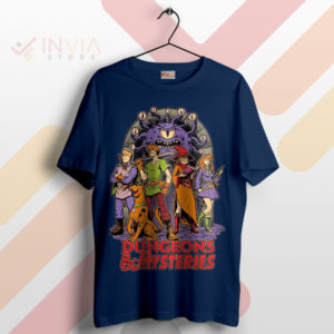Adventures Scooby-Doo DnD Mysteries Navy T-Shirt