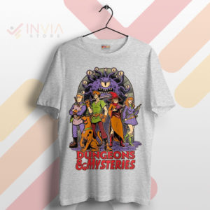 Adventures Scooby-Doo DnD Mysteries Sport Grey T-Shirt