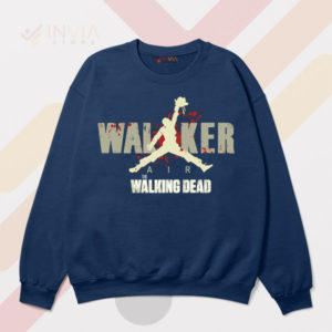 Air Walker Trending Walking Dead Navy Sweatshirt