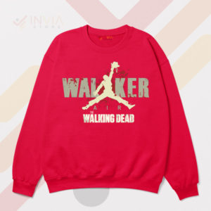 Air Walker Trending Walking Dead Red Sweatshirt