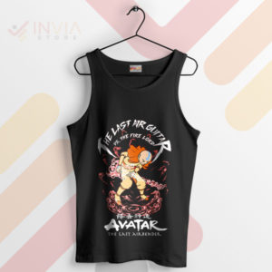Airbender Beatdown Aang Scott Pilgrim Black Tank Top