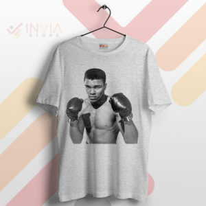 Ali in His Prime Boxing Legend Merch Sport Grey T-Shirt