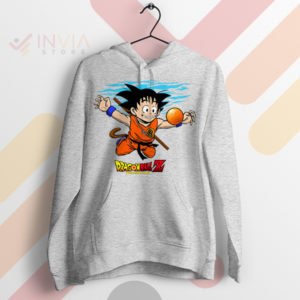 Anime Revolution Goku Nevermind Sport Grey Hoodie
