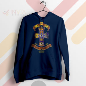 Anthem of Rebellion Guns N Droids Navy Hoodie