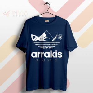 Arrakis Desert Three Stripes Adidas Art Navy T-Shirt