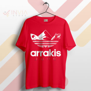Arrakis Desert Three Stripes Adidas Art Red T-Shirt
