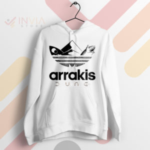 Arrakis Dune Trek Three Stripes Adidas White Hoodie