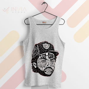 Art Music Speak Ice Cube With Hat Sport Grey Tank Top