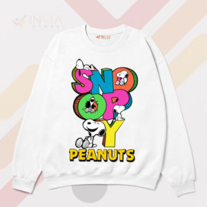 Art Snoopy's World Iconic Peanuts Sweatshirt