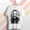 Artistic Expression Kate Moss Mustache T-Shirt