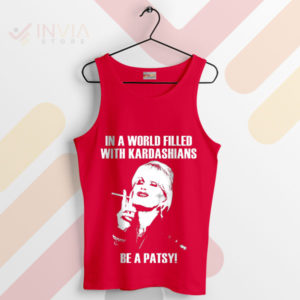 Authentic Self Be A Patsy Kardashian Red Tank Top