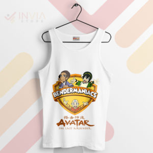 Avatar Fun Bendermaniacs Animaniacs White Tank Top