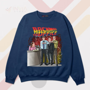 Back in Time with The Office Navy Sweatshirt