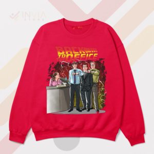 Back in Time with The Office Red Sweatshirt