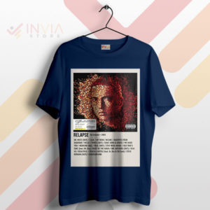 Back to the Beats Rock Eminem's Relapse Navy T-Shirt
