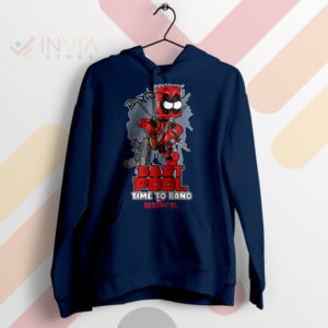 Bart Red Suit Ravager Deadpool Meme Navy Hoodie