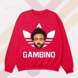 Be Legendary Gambino Three Stripes Red Sweatshirt