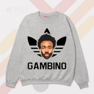 Be Legendary Gambino Three Stripes Sport Grey Sweatshirt
