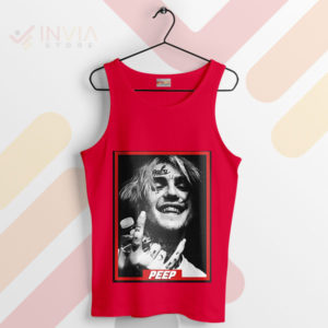 Be the Light Lil Peep Smile Red Tank Top