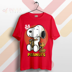 Beagle Blessings Snoopy Lucky Money Red T-Shirt