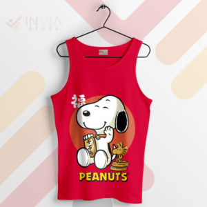 Beagle Bounty Snoopy Lucky Money Red Tank Top