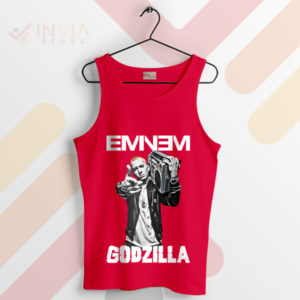 Beast Eminem's Godzilla Edition Swag Red Tank Top