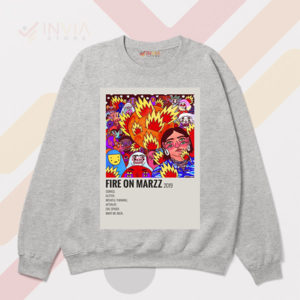 Beats Fire on Marzz Album Tracklist Sport Grey Sweatshirt