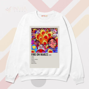 Beats Fire on Marzz Album Tracklist Sweatshirt