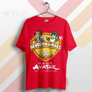 Bendermaniacs Avatar x Animaniacs Fusion Red T-Shirt