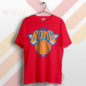 Bing Bong Ballers NY Knicks Spoof Red T-Shirt