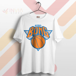 Bing Bong Ballers NY Knicks Spoof White T-Shirt