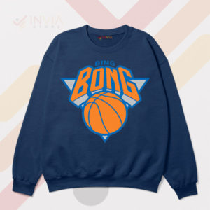 Bing Bong Madness NY Knicks Spoof Navy Sweatshirt