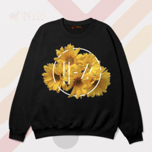 Blossom in Beat 21 Pilots Art Black Sweatshirt