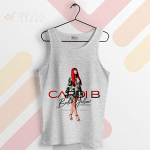 Bodak Yellow Masterpiece Cardi B Fan Sport Grey Tank Top