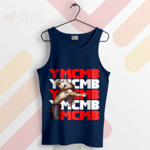 Boss Up Rock Lil Wayne YMCMB Navy Tank Top