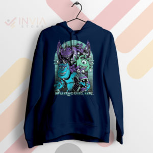 Brave the Dungeons Monster Inc Navy Hoodie